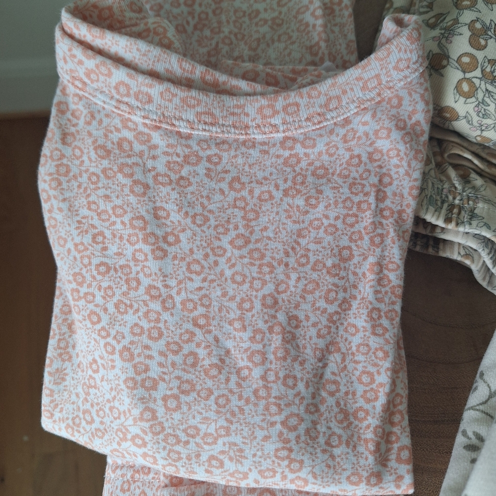 Floral and Patterned Kids Pajamas Set Of 3 - Picture 2 of 10